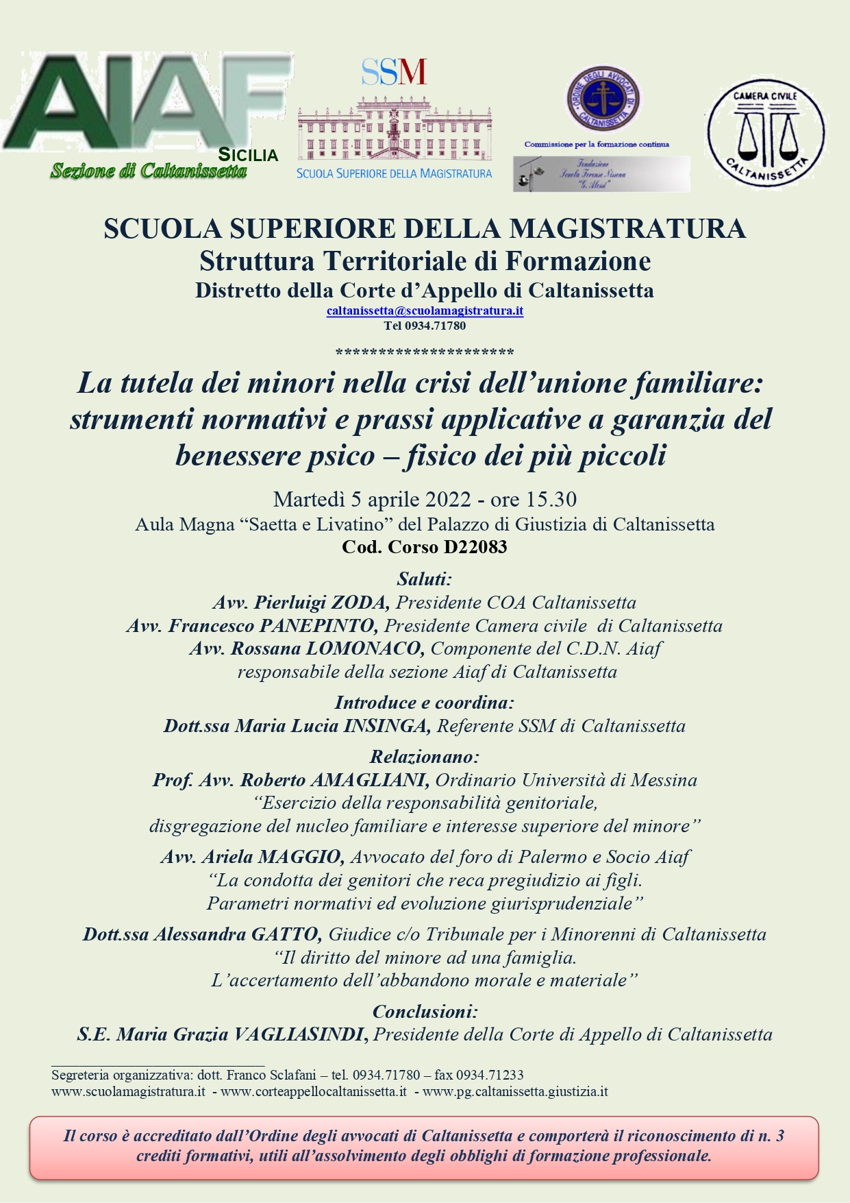 La tutela dei minori nella crisi dell’unione familiare: strumenti normativi e prassi applicative a garanzia del benessere psico – fisico dei più piccoli